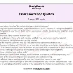 Friar lawrence quotes famous description juliet character personality quotesgram illustration laurence