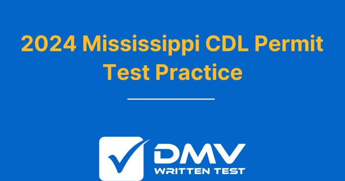 Dmv mississippi permit practice test