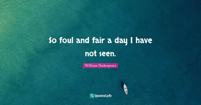 Macbeth foul fair witches act analysis quote three scene